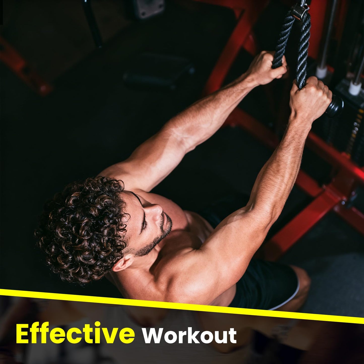 TANBOXMMA Pulley System for Home Gym, Wall Mount LAT Pull Down Machine Attachment with 3 Handles, for Back, Arm, and Chest Workout