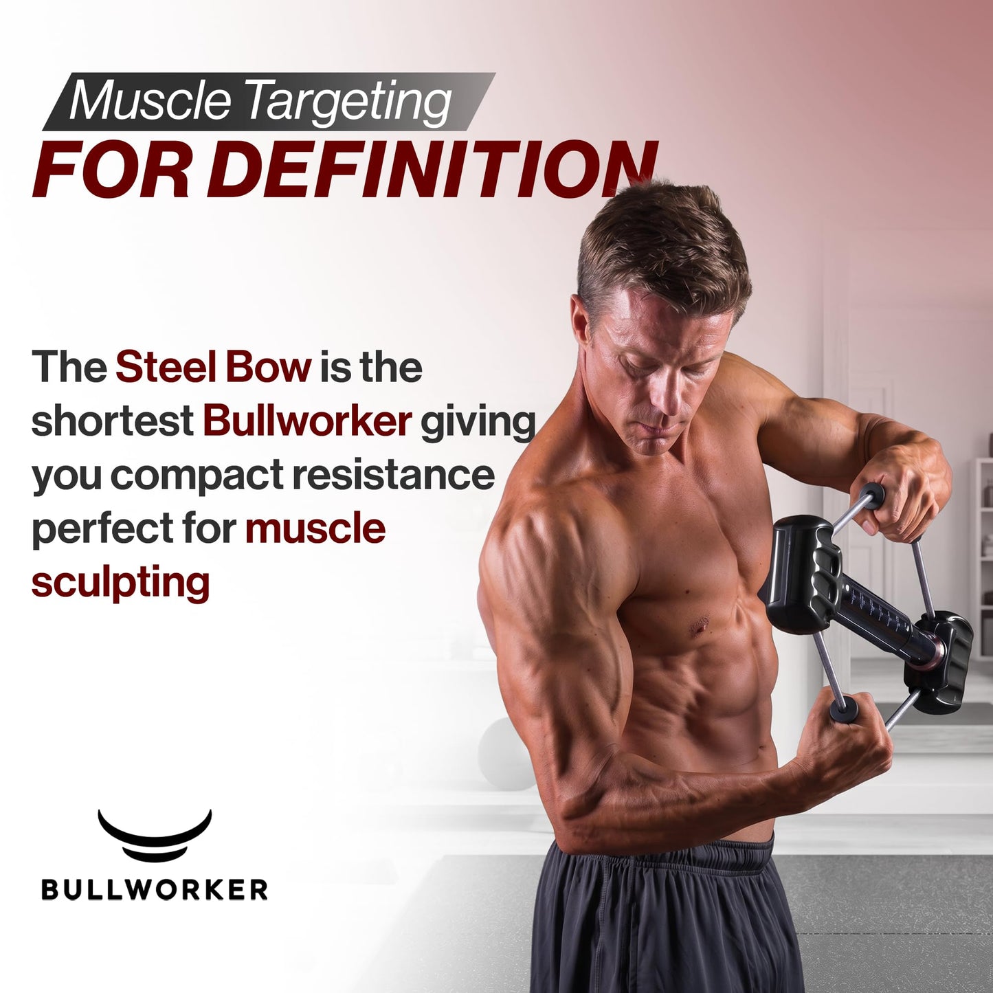 Bullworker Power Pack Isometric Exercise Equipment - Bow Classic 36", Steel Bow 20" & ISO-FLO Suspension Training Straps, Home Gym for Men & Women, Calisthenics, Pilates & Full Body Strength Training