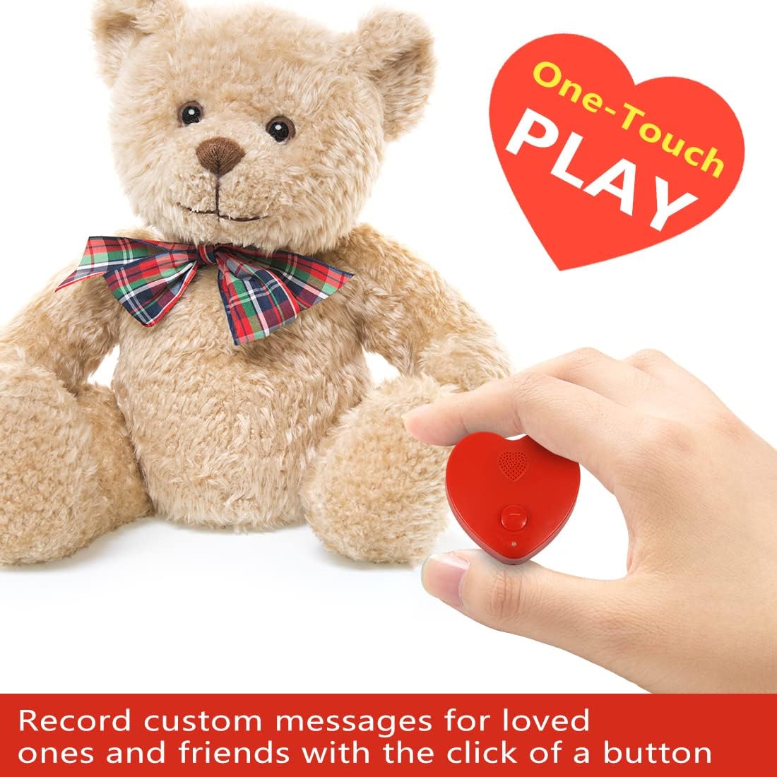 JRGKJCP 5min Voice Recorder for Stuffed Animal, Personal Voice Message Recordable Sound Recorder Chips Module
