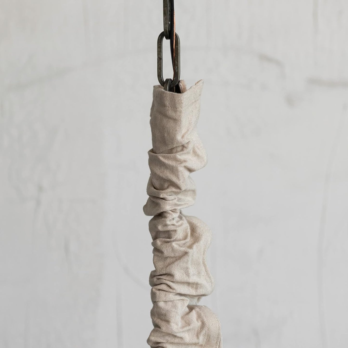 Creative Co-Op Cotton Chandelier Cord Cover, Natural