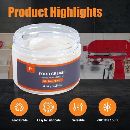4 Oz Food Grade Grease Compatible with KitchenAid Stand Mixer,Maintain The Performance of Your Machine and Extend Service Life