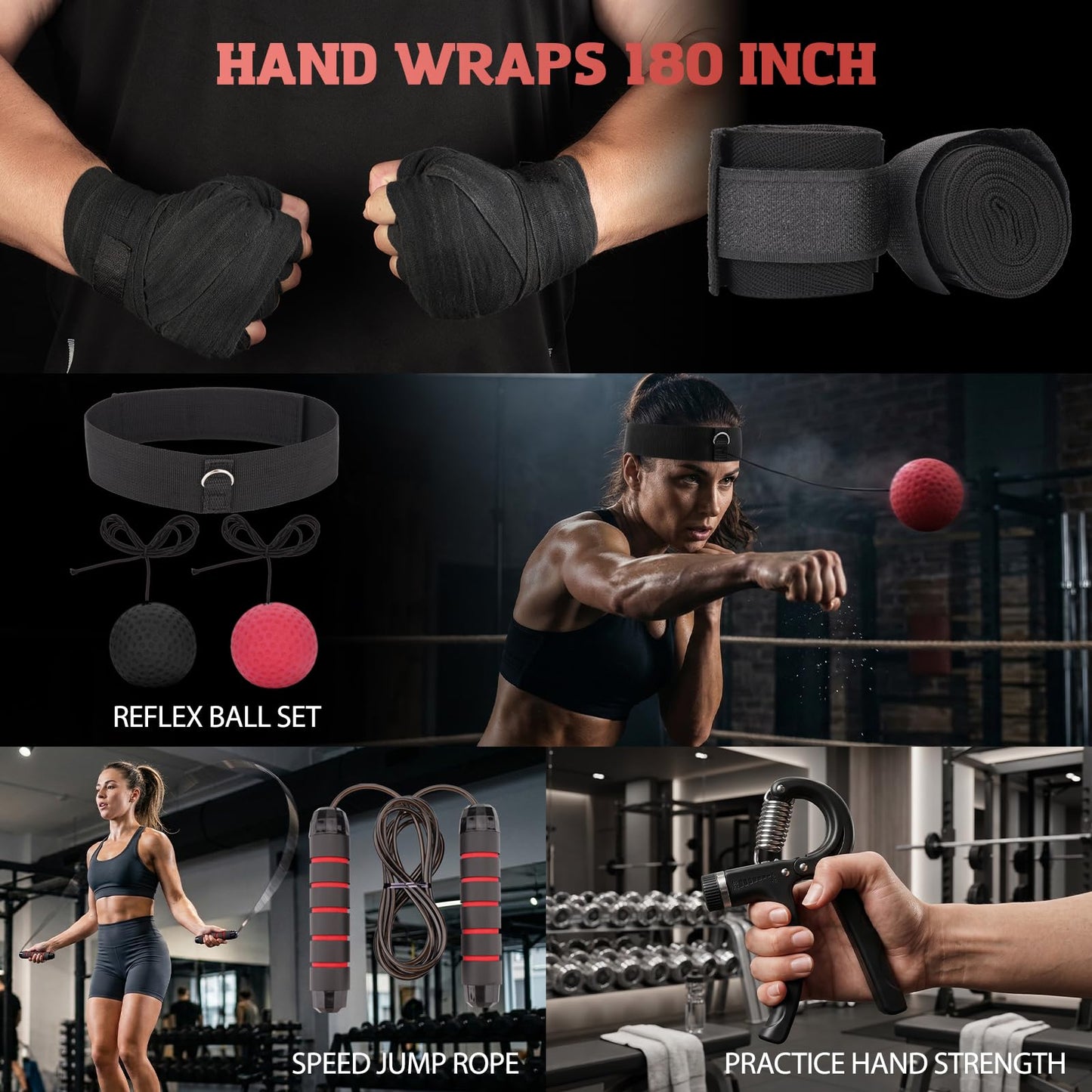 Punching Bag for Adults, 4FT PU Heavy Boxing Bags with Chain Ceiling Hook, Hanging Punching Bag Set for MMA Karate Kickboxing Muay Thai Home Gym Training, Unfilled