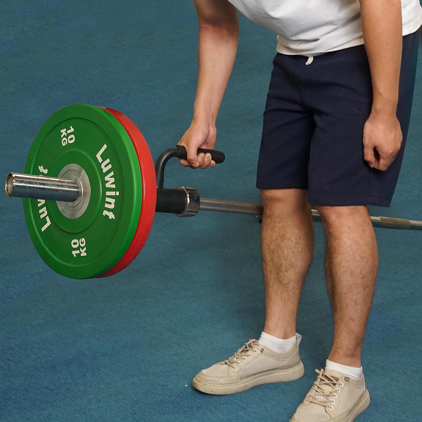 Luwint Landmine Handle Attachments, Single Arm Row and T Bar Handle Exercise Accessories for Home Gym, Fits 2’’ Olympic Barbell