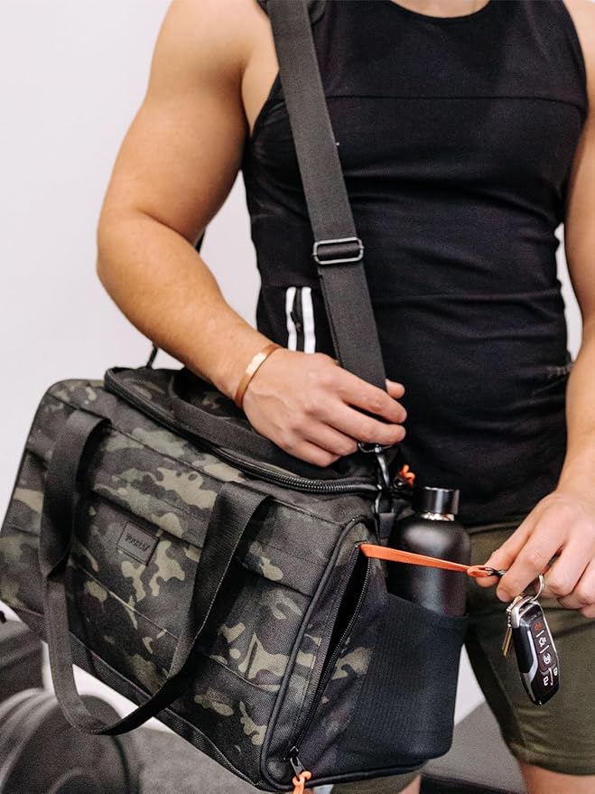 Vooray 22L Boost Duffle Bag – Small Gym Bag for Men and Women, Lightweight Travel Duffel with Shoe Compartment, Durable Sports Tote for Fitness, Training, Overnight Use, and Weekend Trips