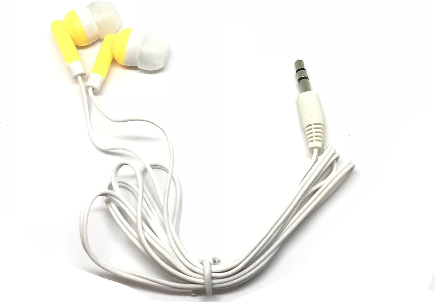 50 Pack MP3 TFD Supplies Wholesale Bulk Earbuds Headphones for iPhone, Android, Player - Mixed Colors