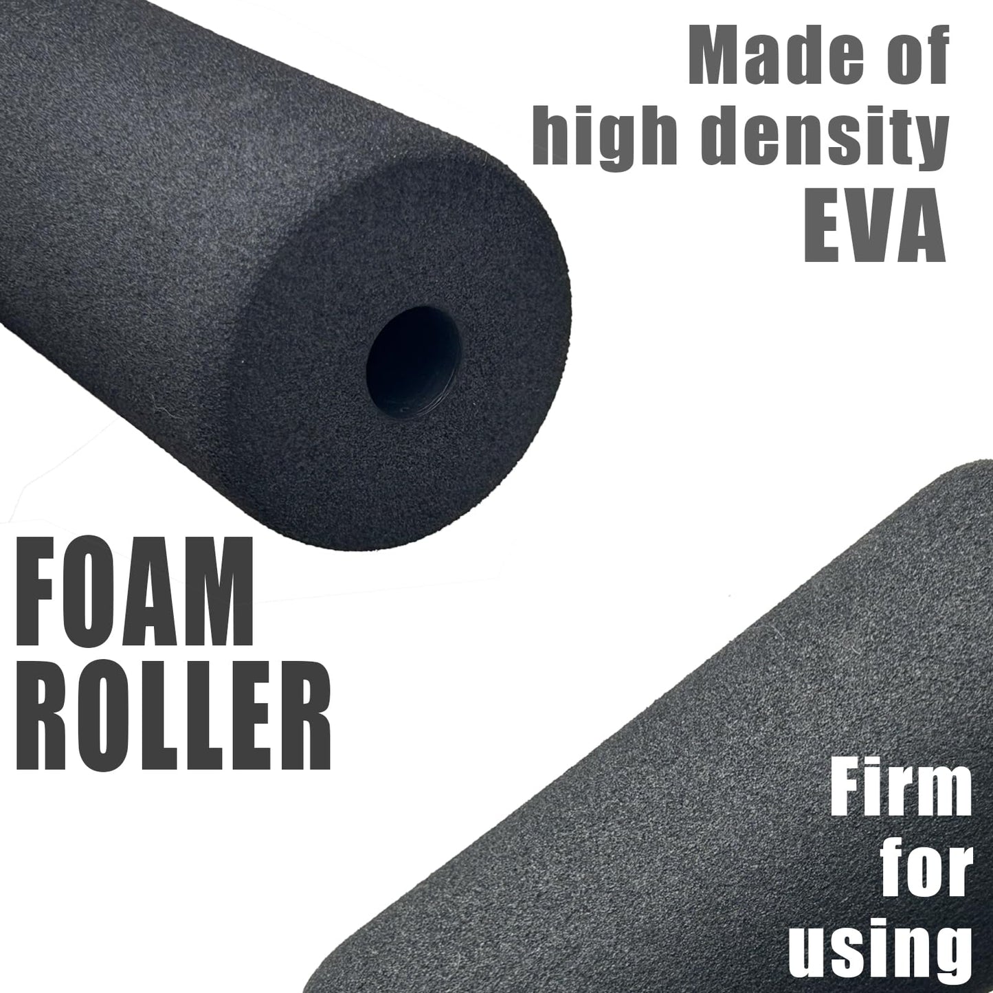 High Density Foam Roller, Replacement Foam Foot Pads for Home Gym Exercise Machines Equipments, Weight Bench Leg Extension Curl Attachment