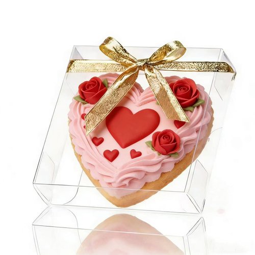 JCXGRVC 30 Pack 4x4x1.2inch Clear Single Cookies Boxes with Full Window Macaron Boxes Browines boxes Small Treat Boxes Candy Boxes Mini Pie Boxes for Wedding Birthday Party
