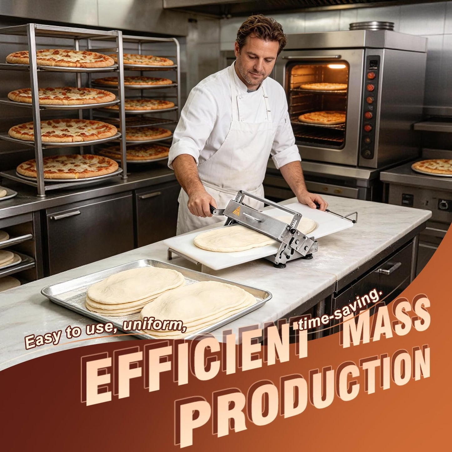 Folding Dough Sheeter 15.5" Manual Dough Roller Machine Croissant Dough Laminator Thickness Adjustable Suitable for Pizza, Croissants, Puff Pastry, Pasta Stainless Steel