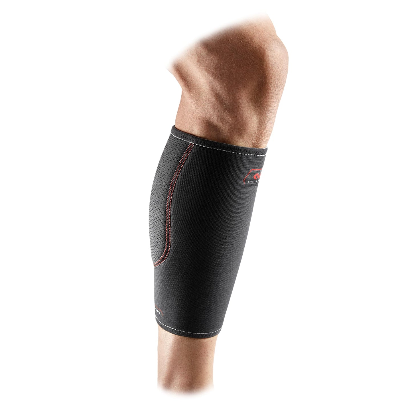 McDavid Calf Compression Sleeve, Light Support for Left or Right Leg, Helps Provide Relief From Pain, Men & Women, Black, Adult L