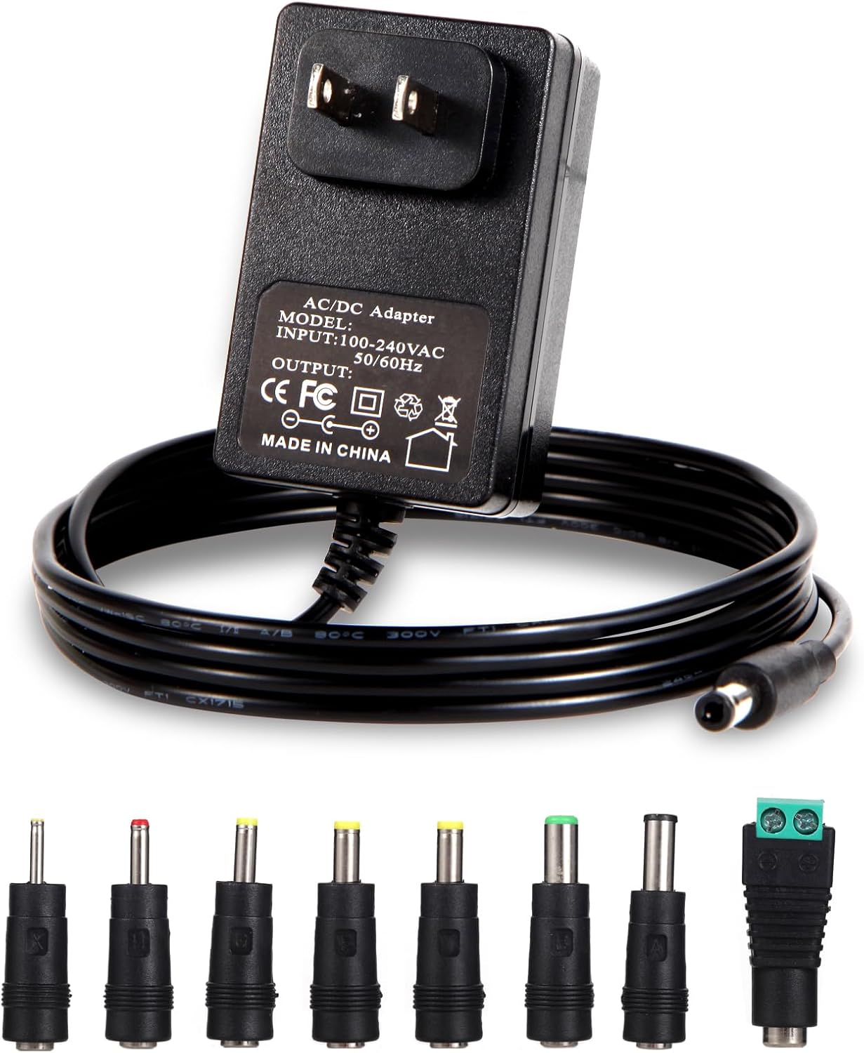 FSQWUR 6V 6Volt 6V 8 100mA 300mA 400mA 500mA 600mA 700mA 800mA 900mA 1000mA 1500mA 2000mA Power Supply AC Adapter DC