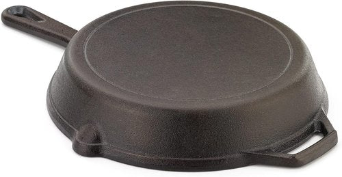 Mercer Culinary Pre-Seasoned Cast Iron Skillet - 10.25-Inch Durable Cookware for Perfect Meals