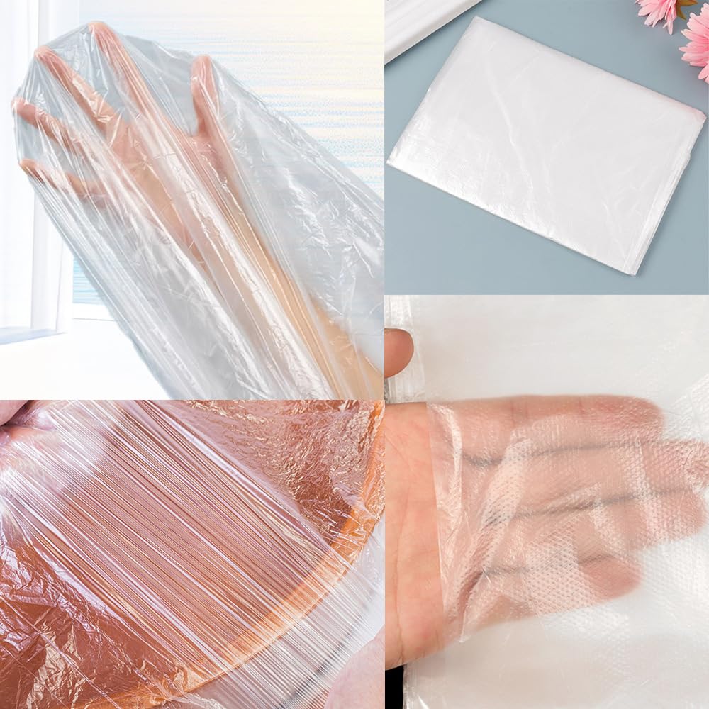 NentMent 10 Pack Disposable Ice Bath Tub Cover Liner Transparent Plastic Portable Bathtub Liner Covers for 105 Gallons Ice Tub Portable Bath Tub Cold Plunge Tub Inflatable Ice Bath Barrel Plunge Pool