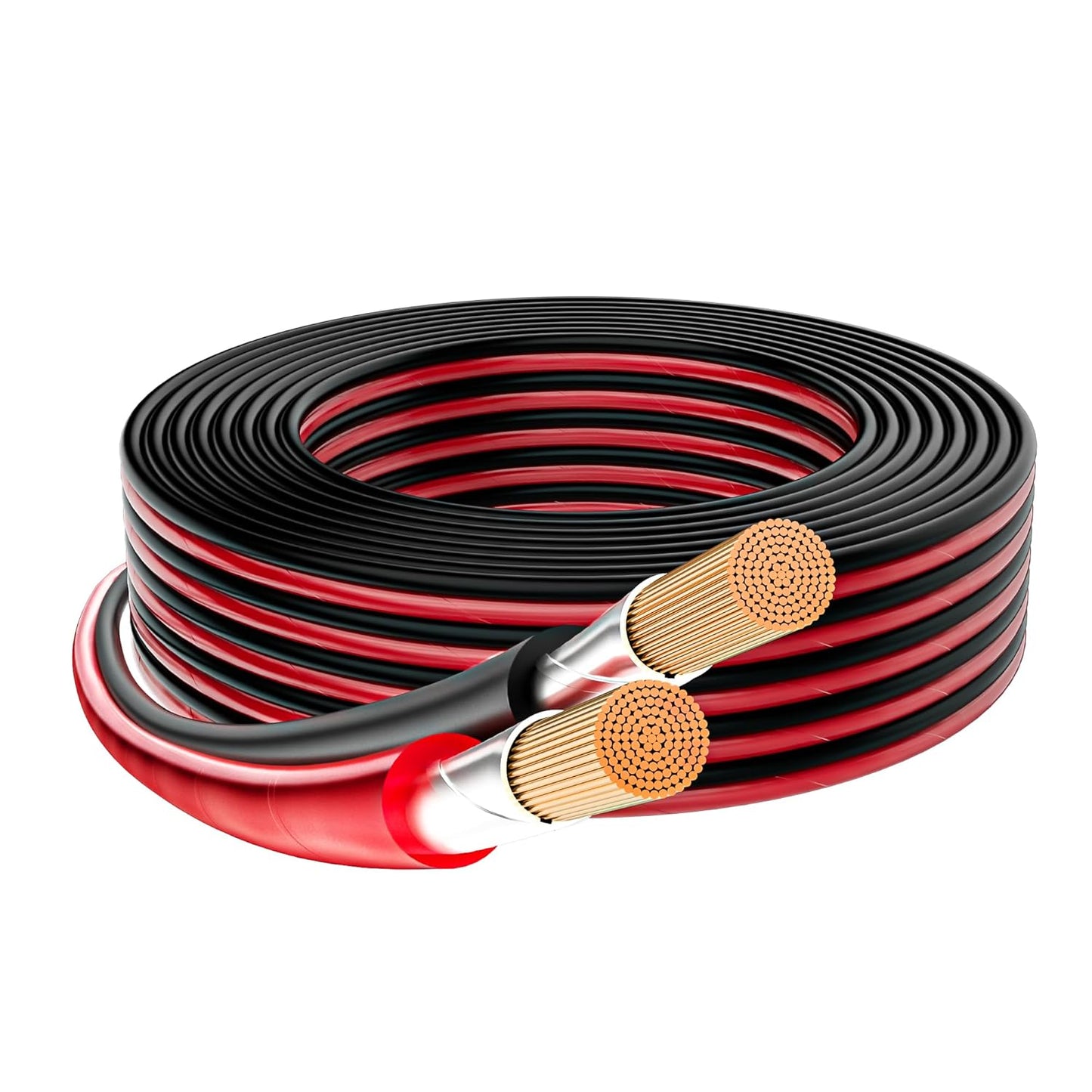 Mygatti 16/2 35FT, 16 2 Gauge Speaker Wire AWG Conductors OFC Pure Copper Electrical Red Black Cable for Car Speakers