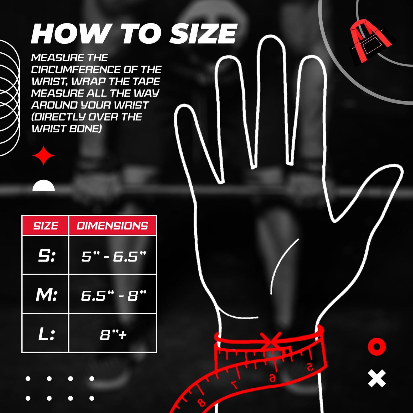 JerkFit Death Grips, Lifting Straps for Deadlifts, Pull Ups, and Heavy Shrugs, with Padded Support, Palm Protection & Increased Grip for Heavy Pull Lifts (Small)