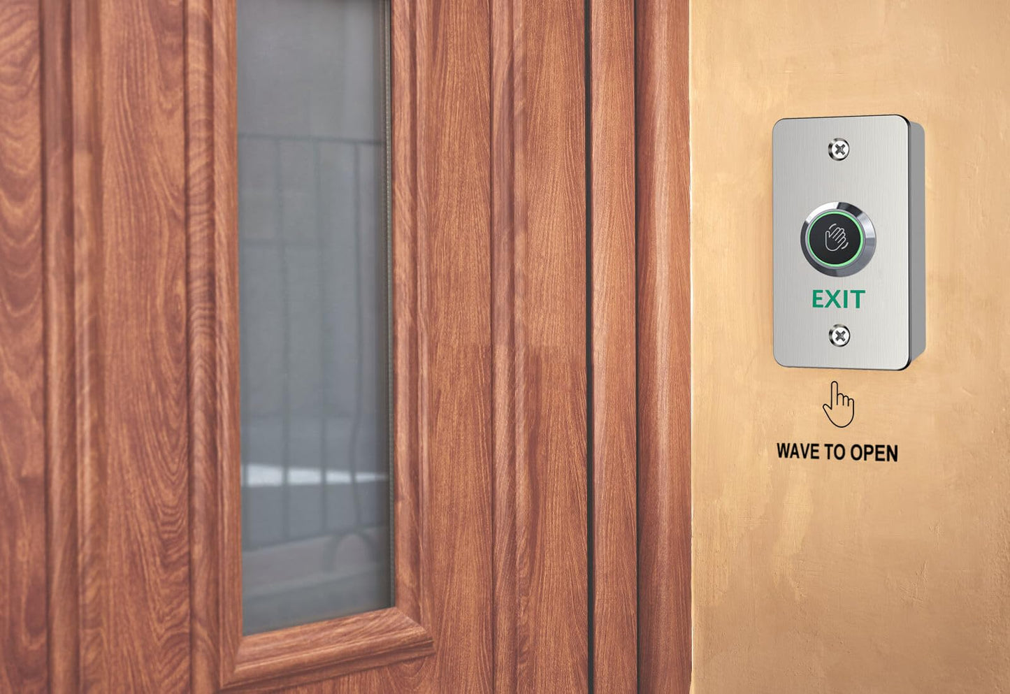 All-in-One Door Access Control System Kit, IP68 Waterproof Metal Keypad with Fingerprint RFID & PIN, 600lb Magnetic Lock, IR Exit Button, Remote Controls, Doorbell - Easy Wiring for Home & Office