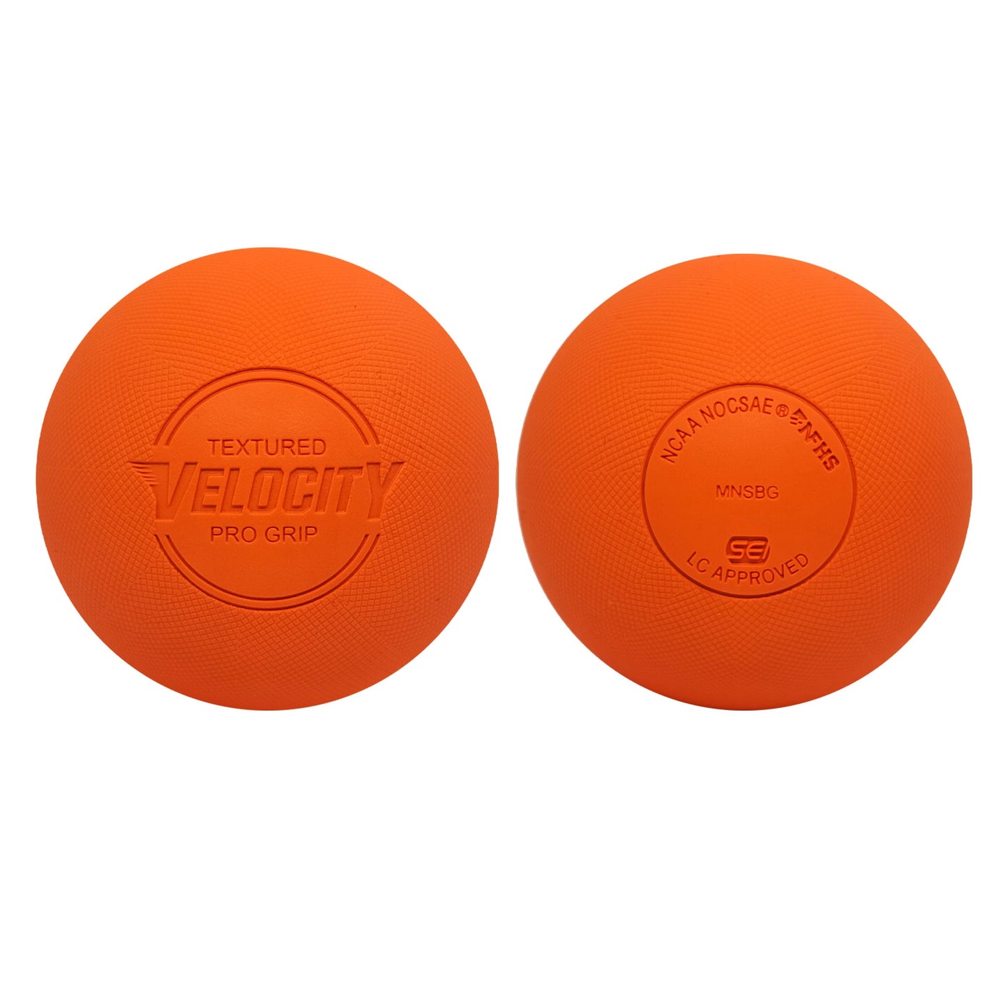 Velocity Pro Grip Lacrosse Balls - 6, 12, 18, 60 and 120 Packs - Certified for Youth, Club, High School, CLA, and College Game Play - Orange