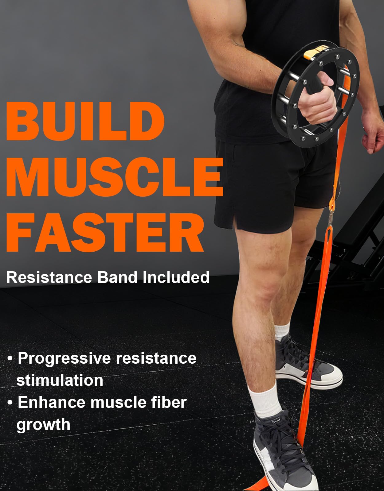 Fitarc Wrist Rotation Exerciser,Forearm Strengthener Trainer,Forearm Bar for Pronation/Supination,Arm Wrestling Training,Pronator Muscle Rrainer Forearm Developer - Patent Pending