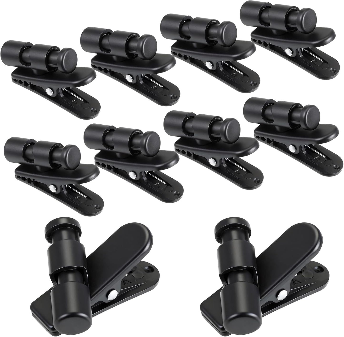 SHENLIU 10 Pack Headset 2-4mm Headphone Wire Clips Cable Clips for Earphone Wire Earphone Winder Earbud Cable Clip