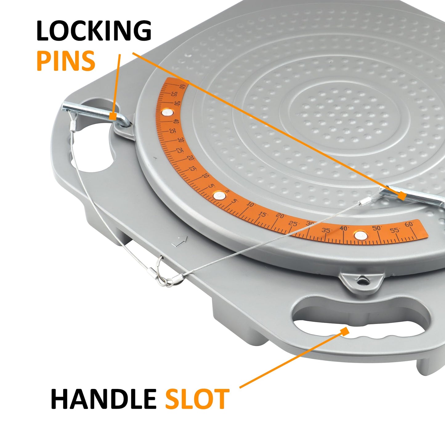 Nienloop Wheel Aligner System Turnplates Turntables Radius Plates with Scale 4 Ton Load Capacity for Alignment Scissor Lift 4-Post Lift