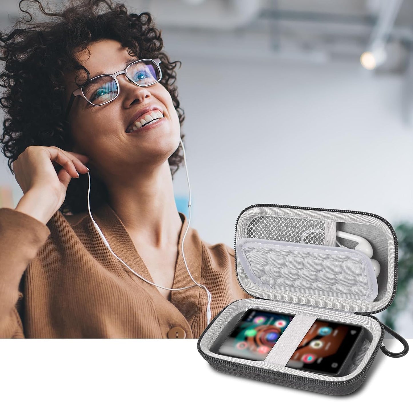 Comecase MP3 TIMMKOO/for 4 Inch Mp4 Player Cases & Covers for Luoran/for innioasis/for MYMAHDI Full Screen Touch Music