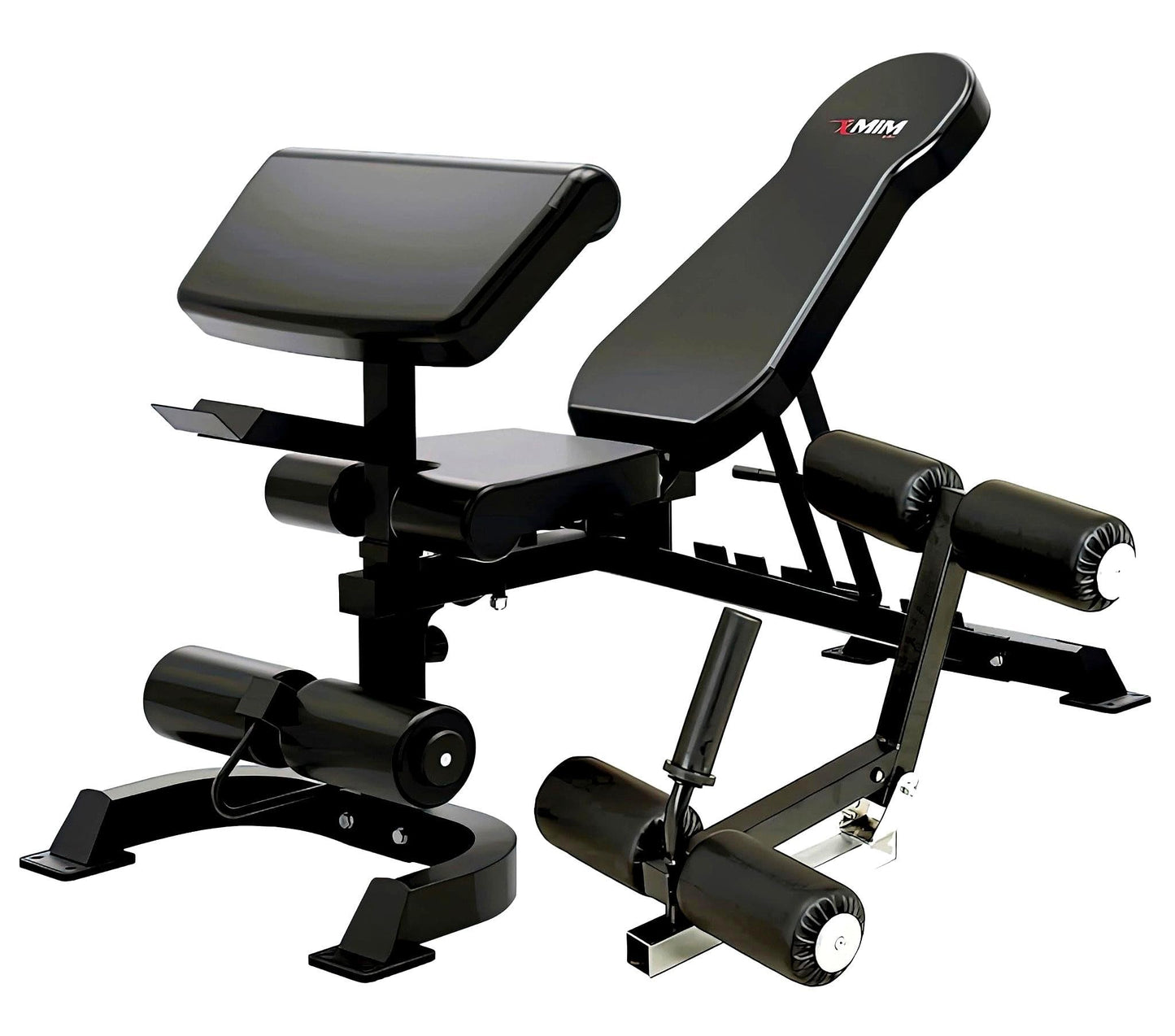 MiM USA Pro Master, All in One Home Gym, Smith Machine & Functional Trainer, 2000LB Capacity, W/ Adjustable Bench, Arm Curl & Complete Attachment