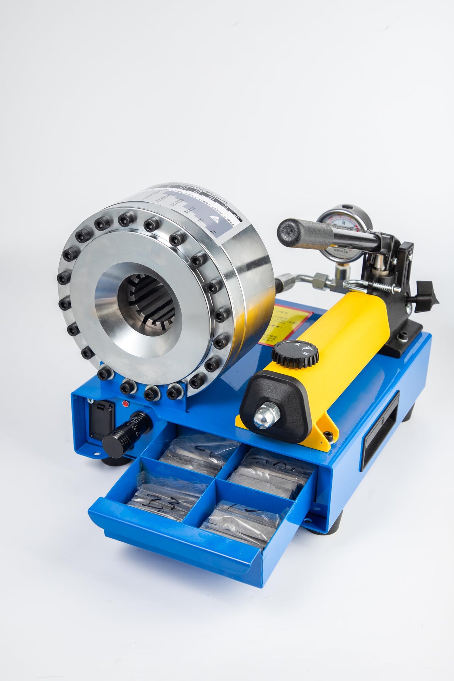 Hydraulic Hose Crimper with 8 Sets of Dies