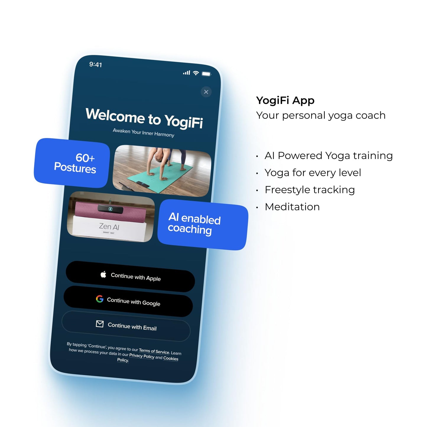 YogiFi Smart Mat Gen3 - Wine Red| AI Powered Yoga Mats For Home Workout | Lightweight Yoga Mats of 6mm | Real Time Tracking Exercise Mats For Men & Women