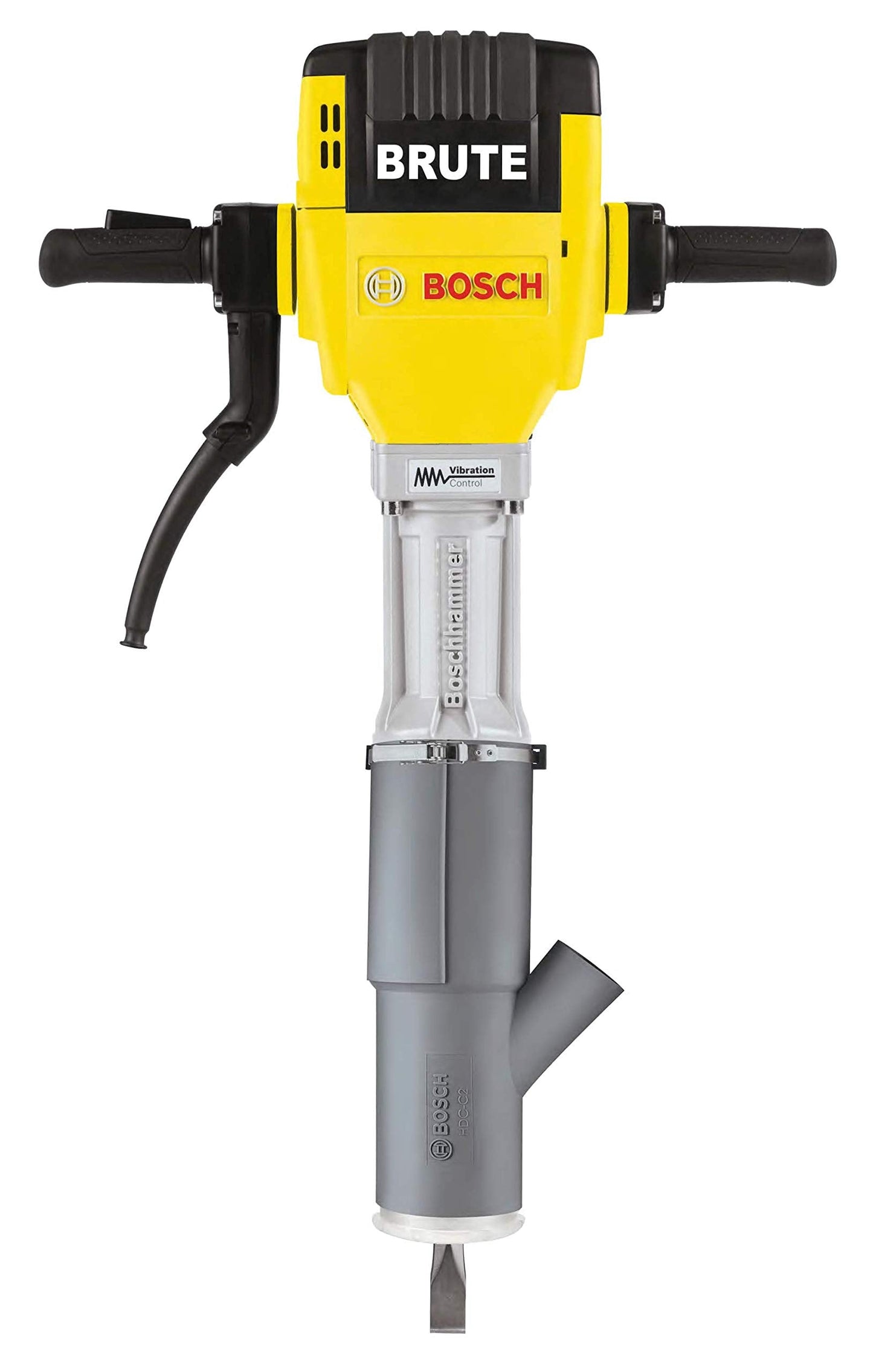BOSCH BH2760VC Brute Breaker Hammer -1000 Blasts Per Minute, 35 Ft.-Lbs. Impact Energy, Vibration Control, Service Minderbrushes, Grease-Packed Gearbox - Ideal for Heavy-Duty Concrete and Asphalt Work