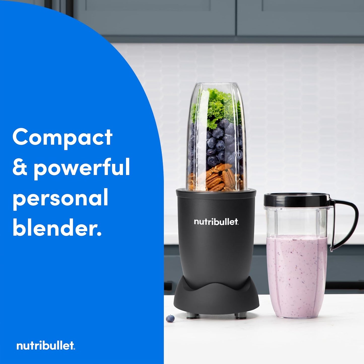 Nutribullet Pro Nutrient Extractor - 900W Power for Smoothies & Juices | Matte Black Finish