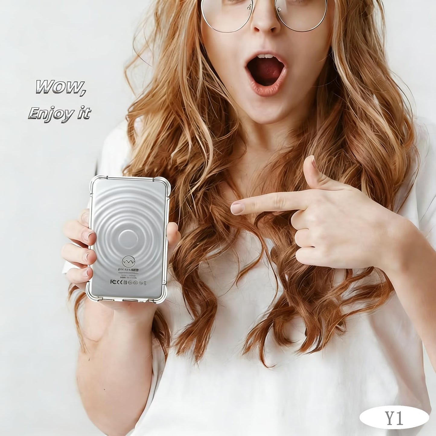Fotosuncy Y1 Mp3 for innioasis Player Case, Anti-Slip and Scratch Resistant, Lightweight Flexible Shockproof Protective