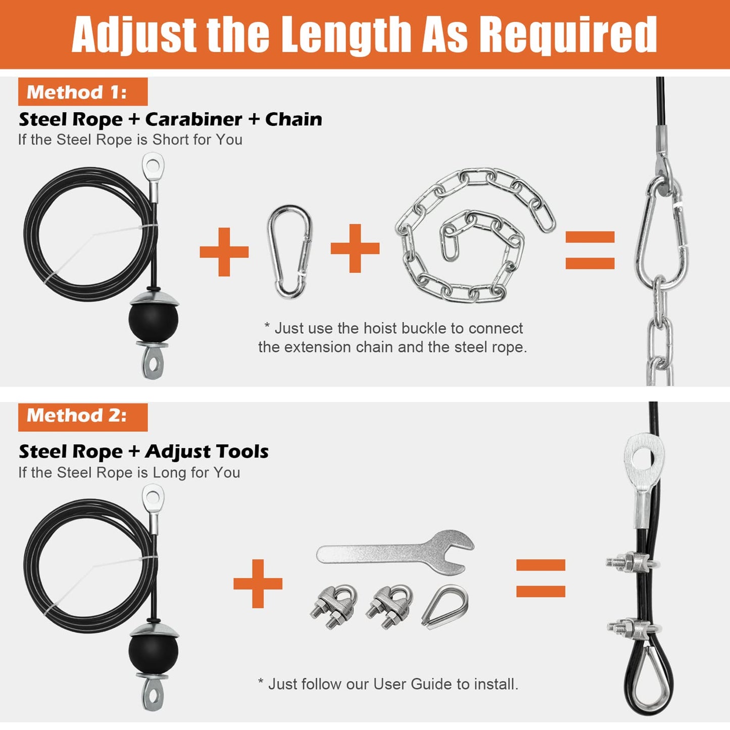 SERTT Home Gym Pulley System, Tricep Workout Pulley System for LAT Pulldown, Biceps Curl, Triceps, Shoulders, Back, Forearm Workout, Weight Cable Pulley System for Squat Rack, Garage