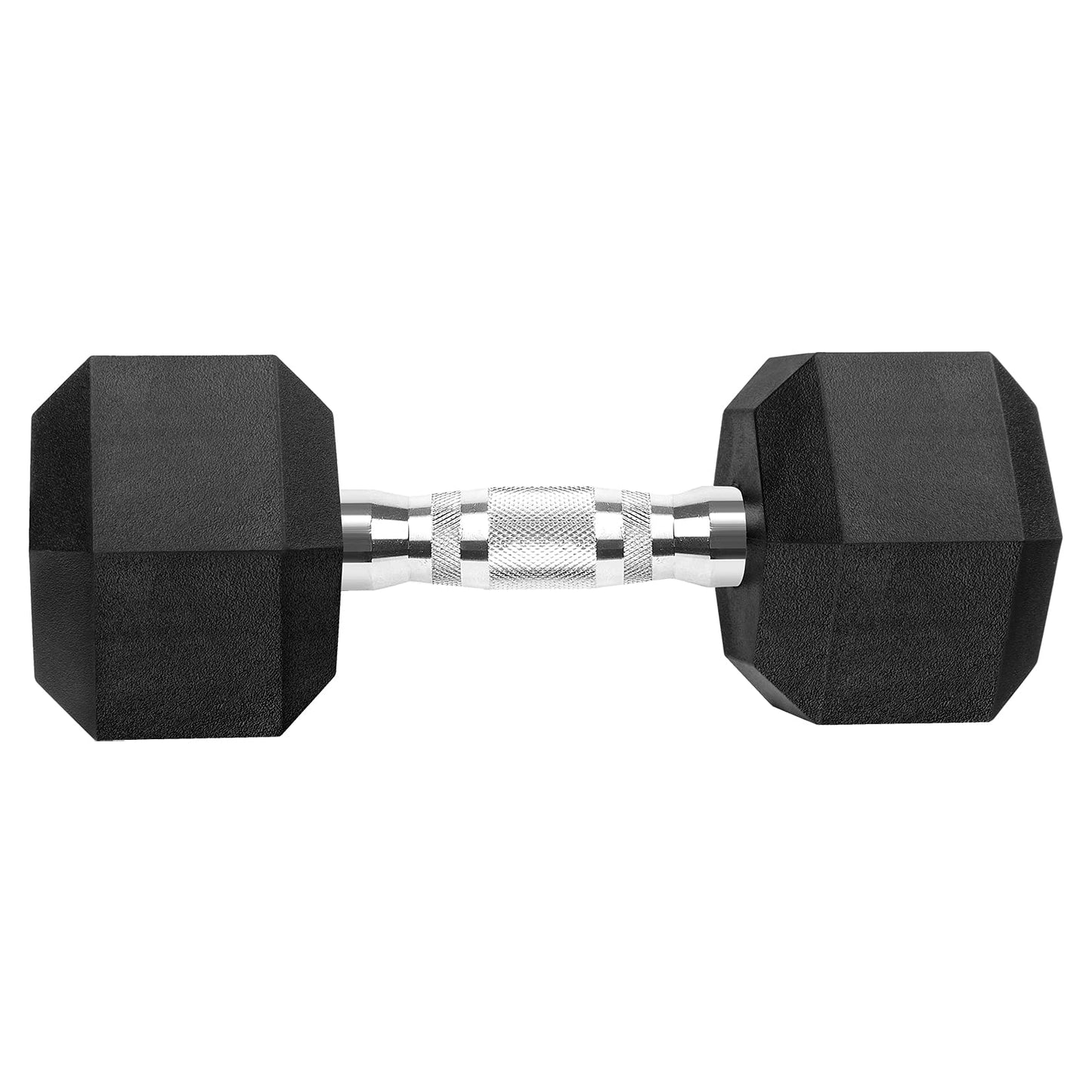 Hex Dumbbells Rubber Coated Cast Iron Hex Black Dumbbell Free Weights for Exercises 12 Pounds/Pair