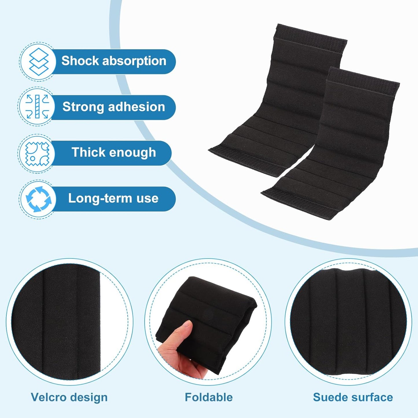 2Pcs 10.43"x4.92"x0.55" PATIKIL Camera Bag Divider, Shockproof Camera Bag Inserts Separator Pad Protective Lens