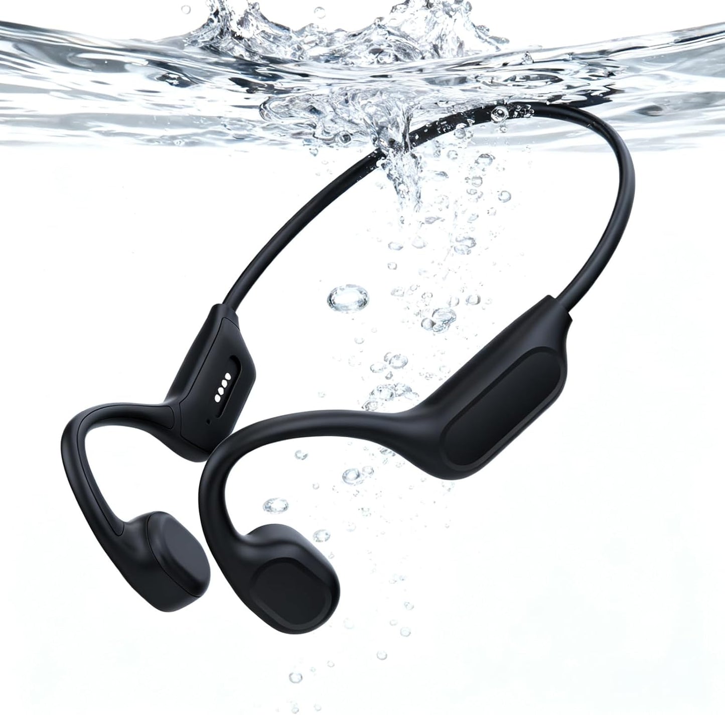 Swimming 6.0 Headset, IP68 MP3 32G Headphones - Bone Conduction Bluetooth Open Ear Sports Waterproof Built-in Player