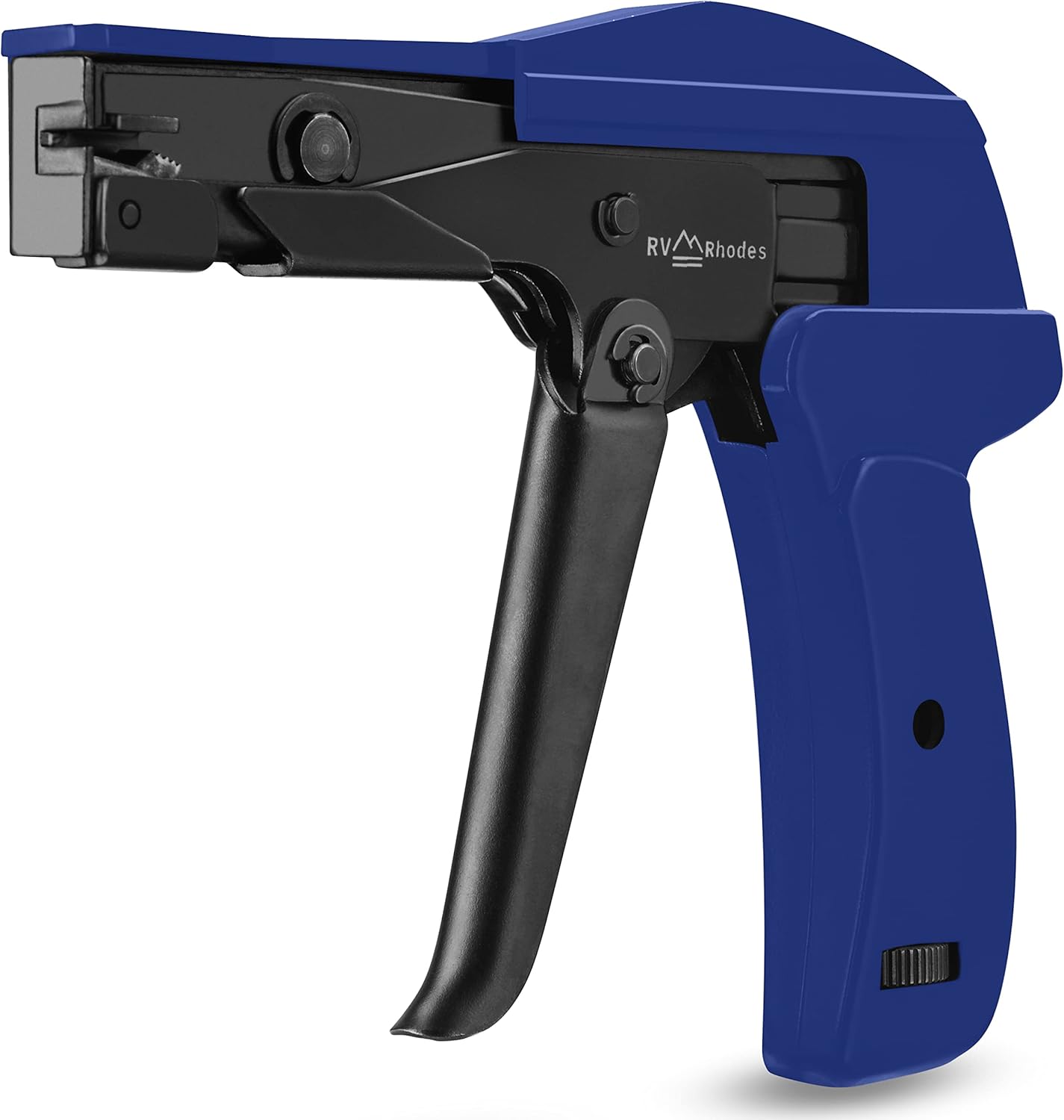 42709 1/4- Zip Tie Gun/Cable Tie Install Tool, Adjustable Tension with Built-In Cutter, for Nylon Ties up to Blue