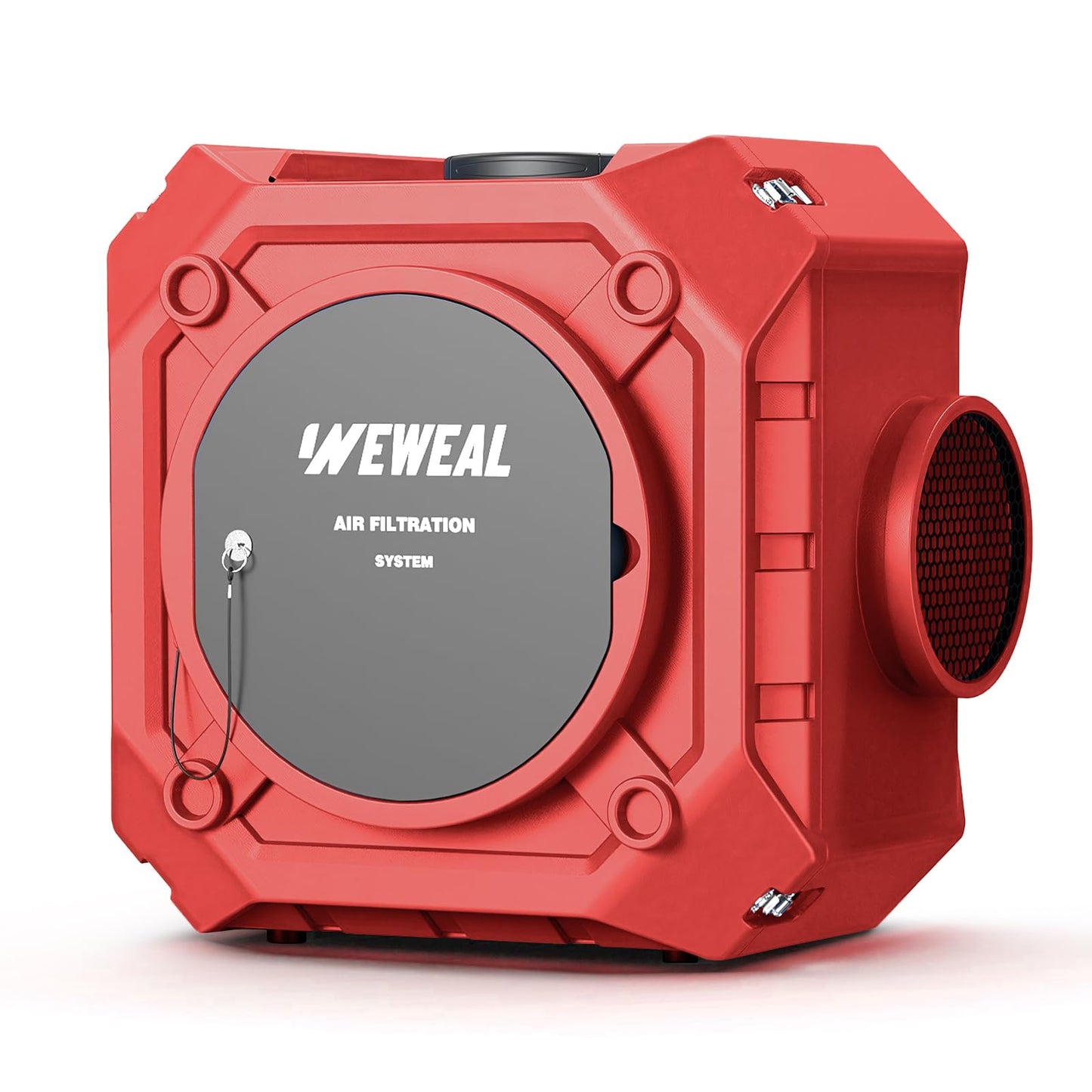 WEWEAL HEPA Air Scrubber, Portable Negative Air Machine 550 CFM, Stackable Commercial Air Purifier for Construction, Renovation