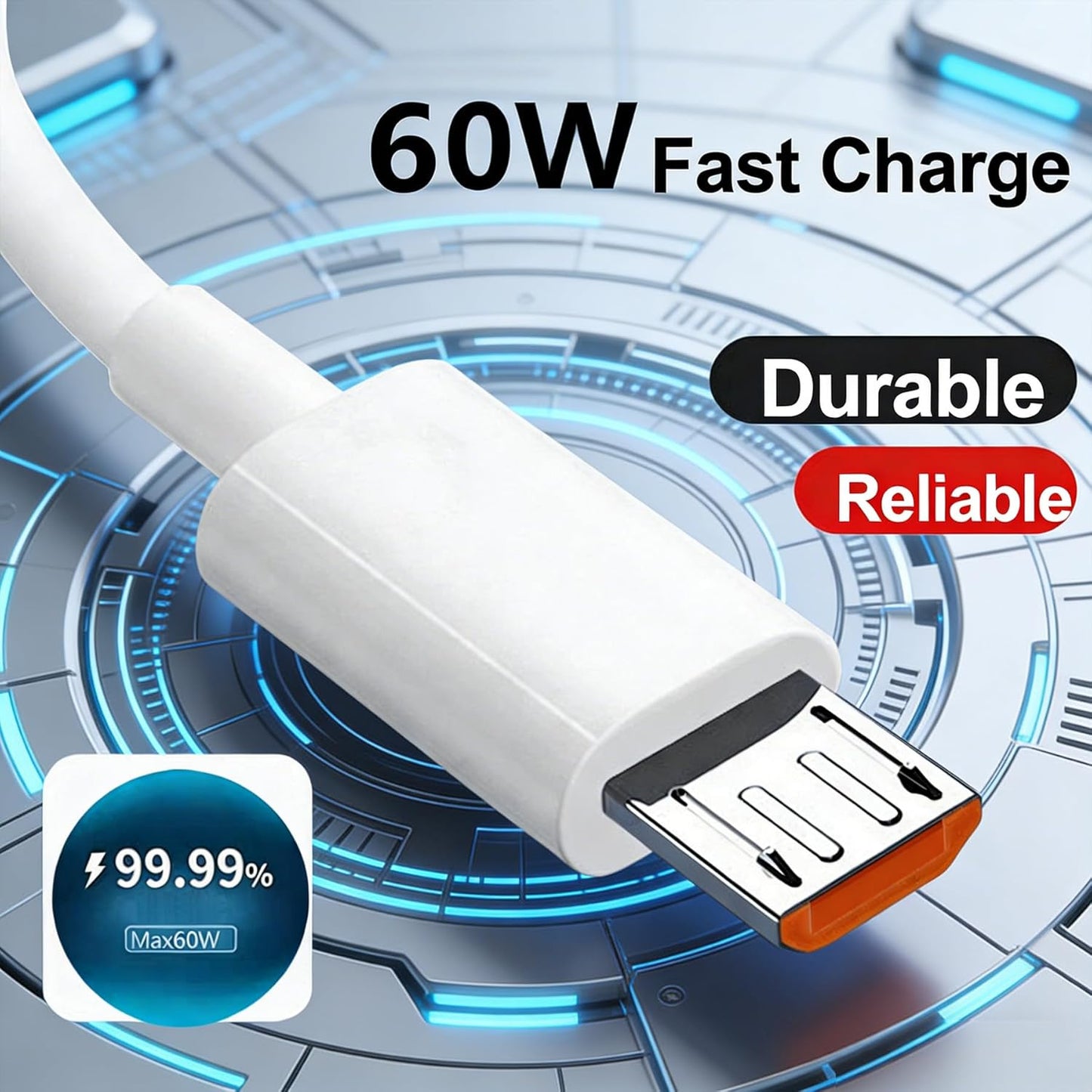 ZZrszhp 3.3ft WCM U209 Micro USB Charging Cable Compatible with Westinghouse Neck Massager Designed for Older Models