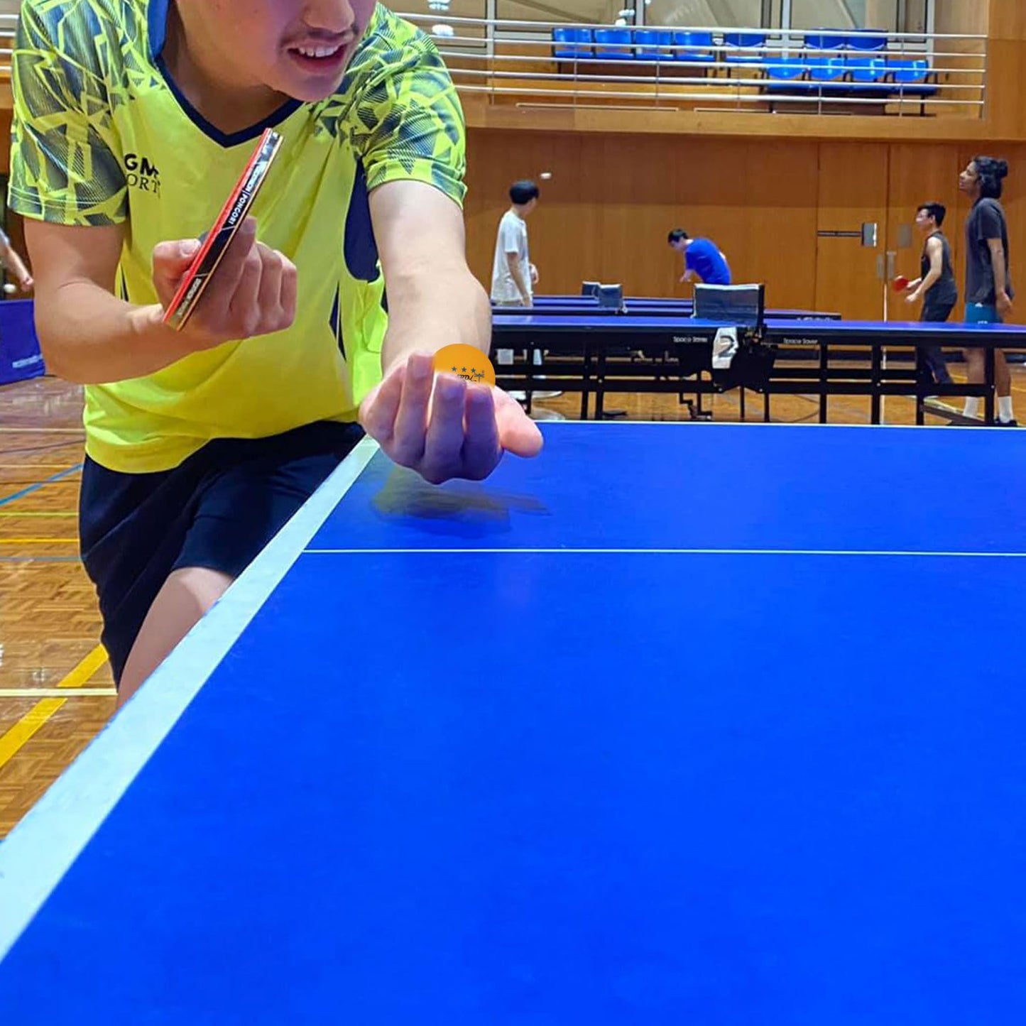MAPOL 50 White 3-Star Table Tennis Balls Bundle with 50 Orange Training Table Tennis Balls