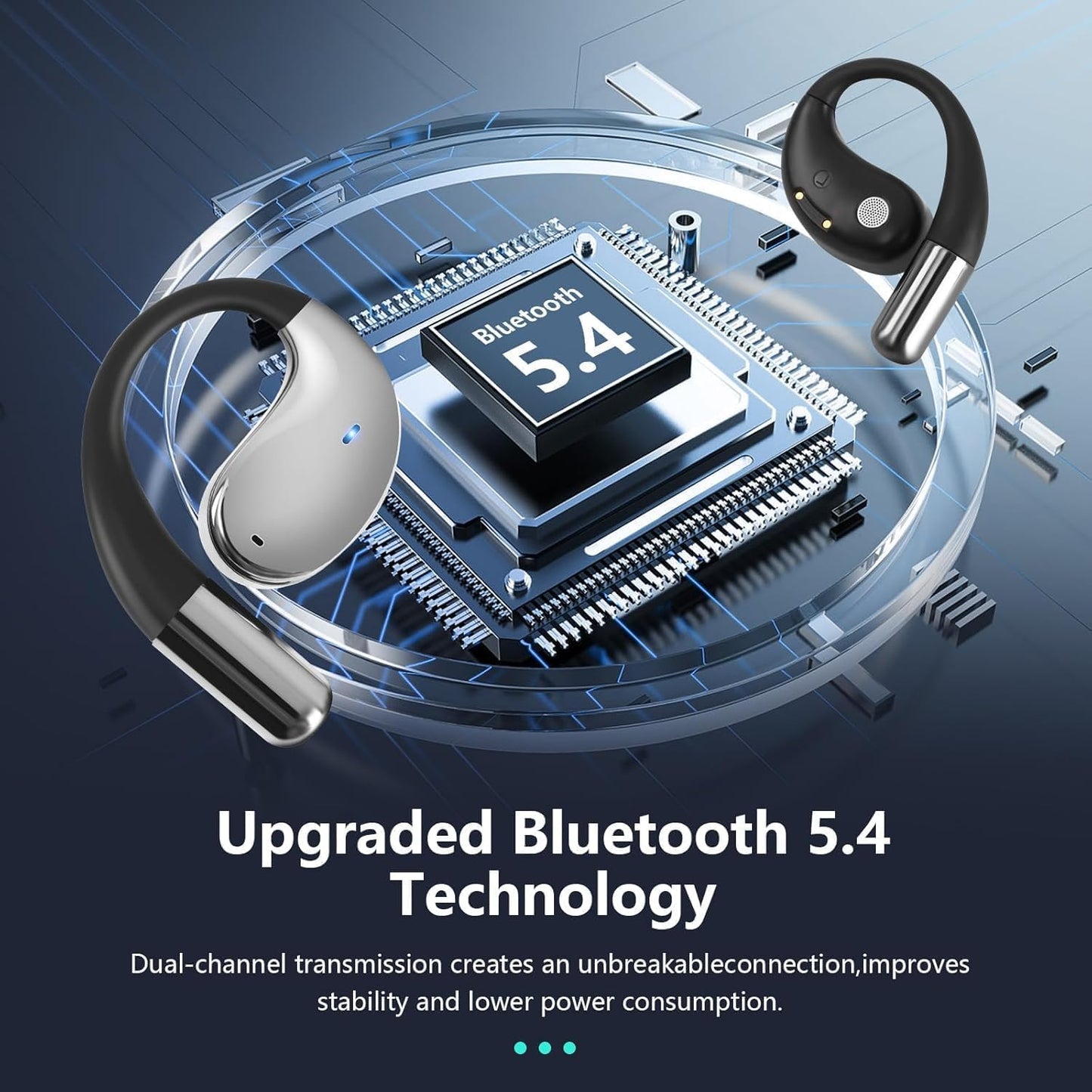 ZIDOXING 164 80H AI Translation Earbuds Real Time Languages Playtime Translator Ear Buds Audifonos Traductores Ingls