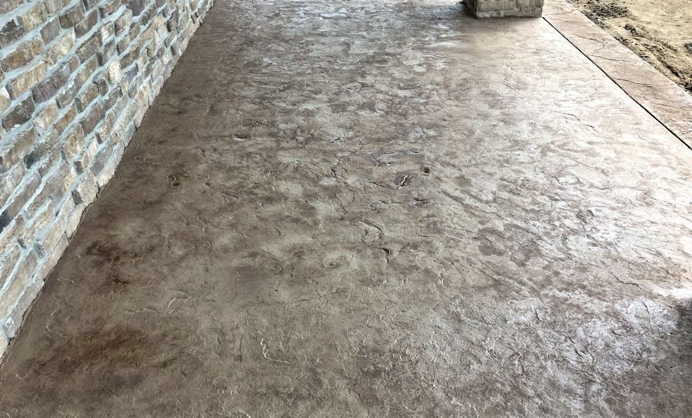 Walttools Seamless Concrete Stamp Pennsylvania Slate Texturing Skin Set Authentic Decorative Pattern - Concrete, Cement, Overlay (4 piece/Small)