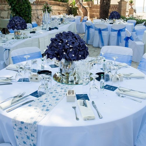 Hydrangea Flower Balls - 12 PCS Artificial Floral Arrangements, 8.27 Inch Silk Kissing Balls for Wedding & Home Decor - Navy Blue