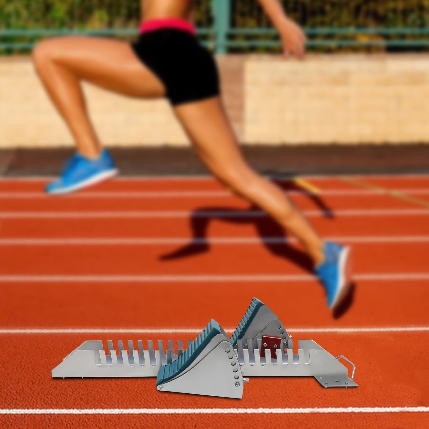 Mlonausz Athletics Track Starting Block Runway Track Sports Starting Block for Athletes
