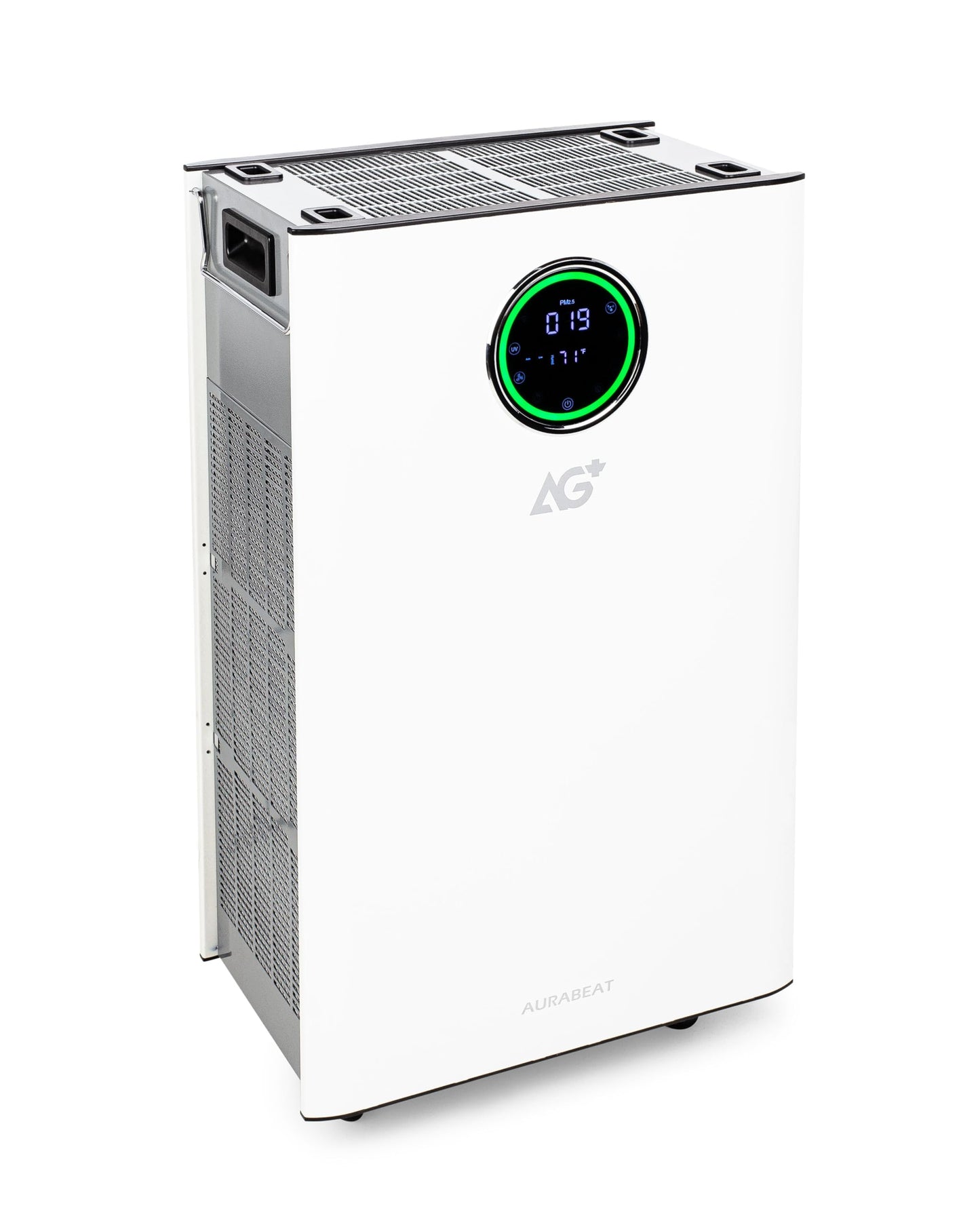 Large Capacity Air Purifier PA100i-W with Aurabeat AG+ Technology Clean Air Filter for Office, Warehouse, Commercial Space up to 3875 square feet, Reduces Odor from Smoke and Pets, Includes Filters