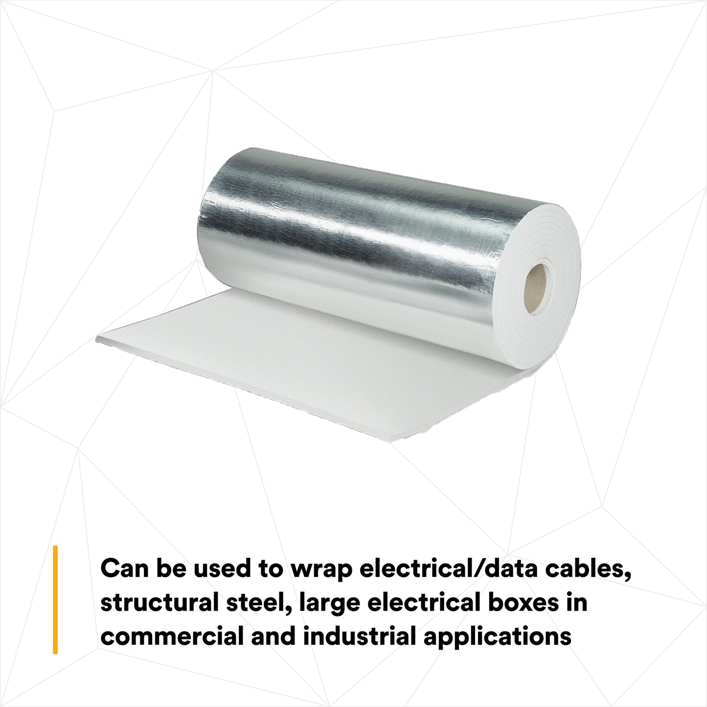 3M Interam Endothermic Mat E-5A-4, Easy-To-Install, Chemically-Bound Water Release, Heat-Absorbing Wrap System, 24.5 in x 20 ft, 1 Roll