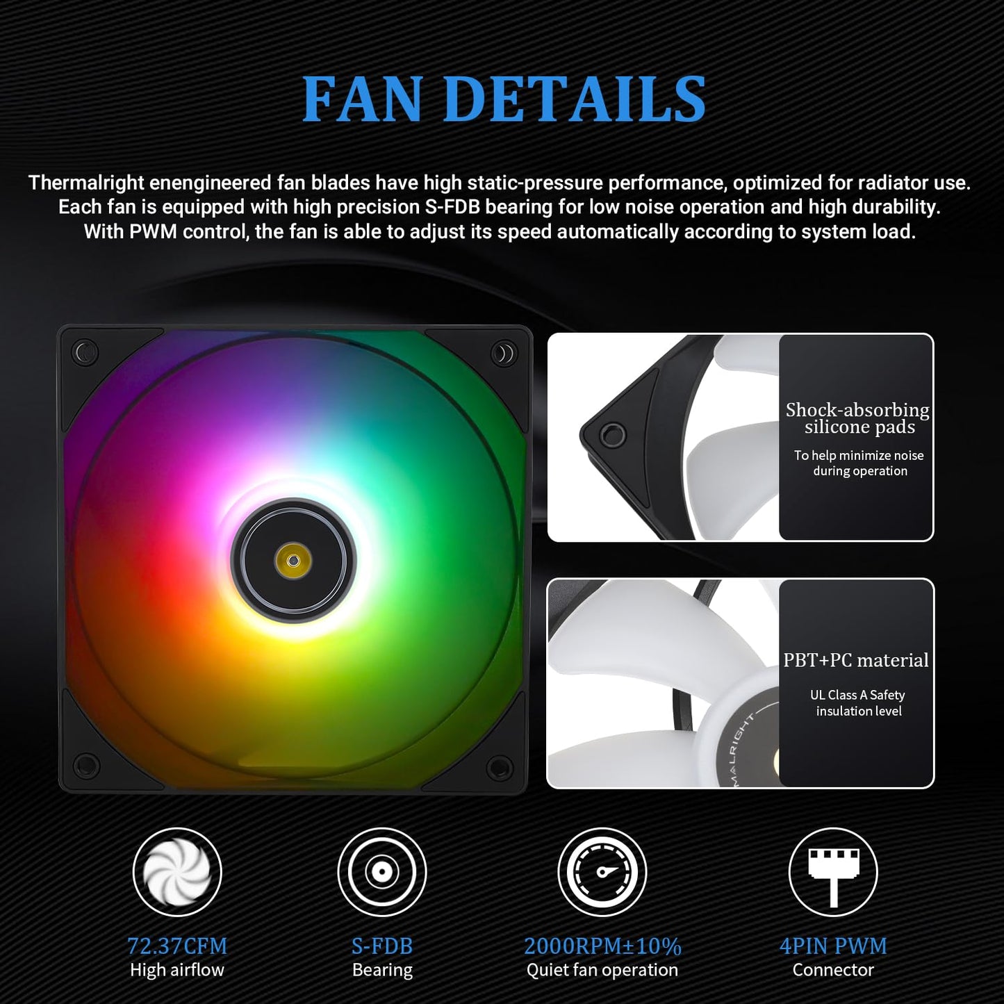 Frozen 240 V2 Cooler,240Black AMD/AM4 AM5,Intel 1700/1150/1151/1200/2011 Thermalright Notte Black ARGB Water Cooling