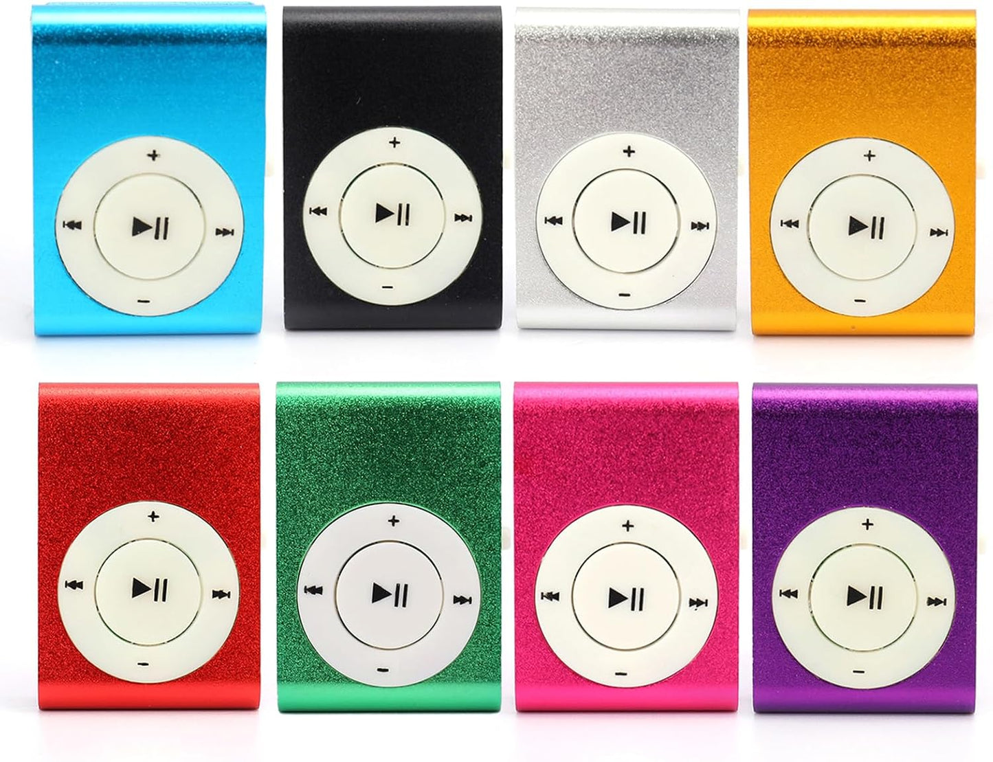 JINPIAOPIAO MP3 Clip On Player with Expandable Memory Slot High Fidelities Sound Builtin Battery for Music On The Go