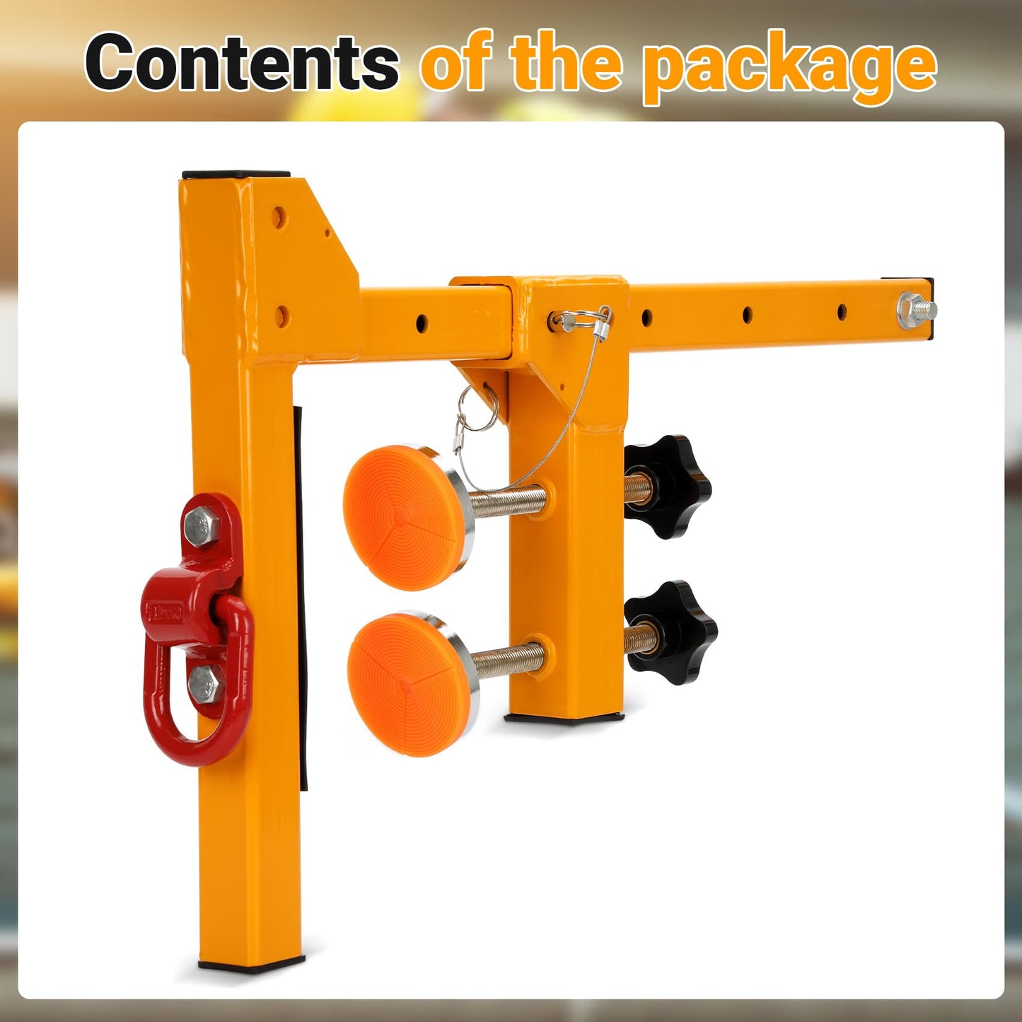 Adjustable Non-Penetrating Anchor, Reusable Temporary Fall Parapet Roofing Anchor, Roof Anchors, Non Penetrating Wall Anchors Suitable For Walls up to 15 Inches Thick, Easy to Install And Portable