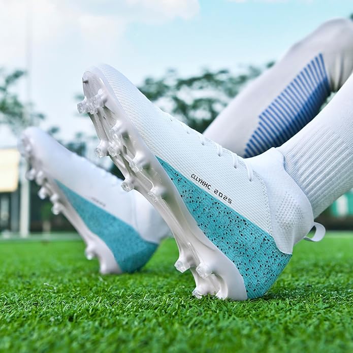 Mens Soccer Shoes Womens Indoor Outdoor Football Cleats Unisex Baseball Turf Shoe Youth Rugby Adult AG FG TF Football Boots Wide Training Sneaker