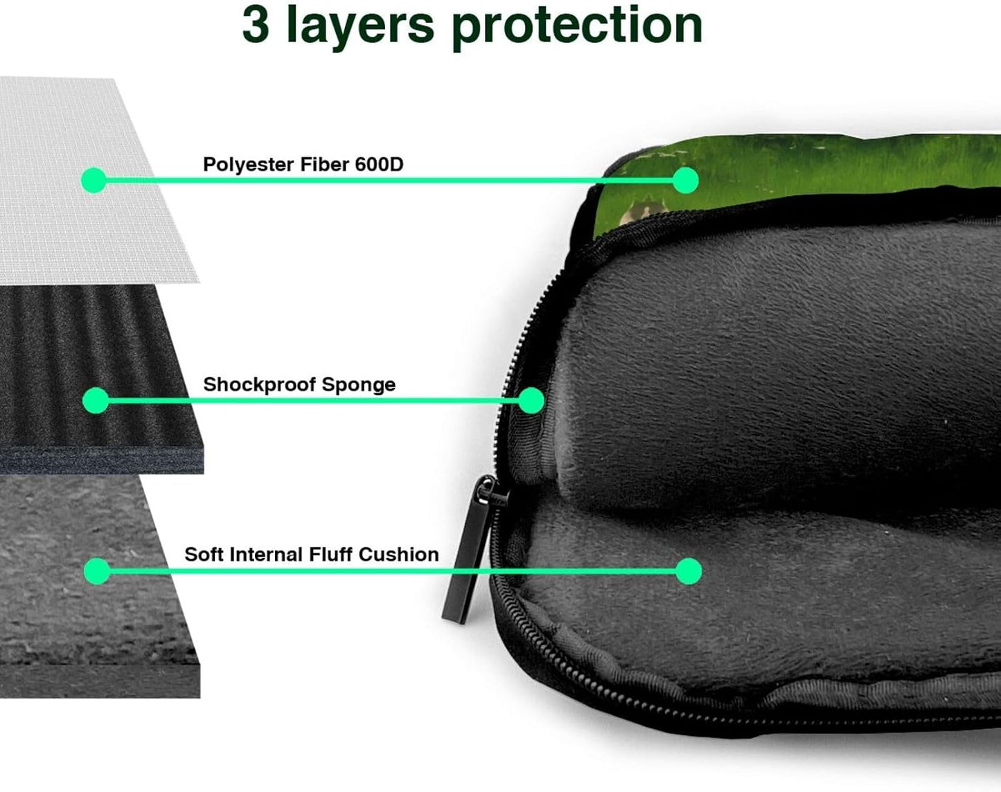 MROWYC Stylish milk cow printed laptop crossbody bag, dual-purpose business briefcase, large capacity storage