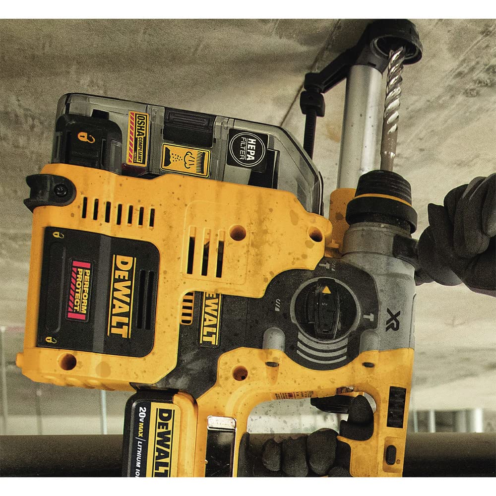 DEWALT Onboard Rotary Hammer Dust Extractor for 1-Inch SDS Plus Hammers (DWH303DH)